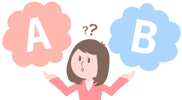 AとBの比較